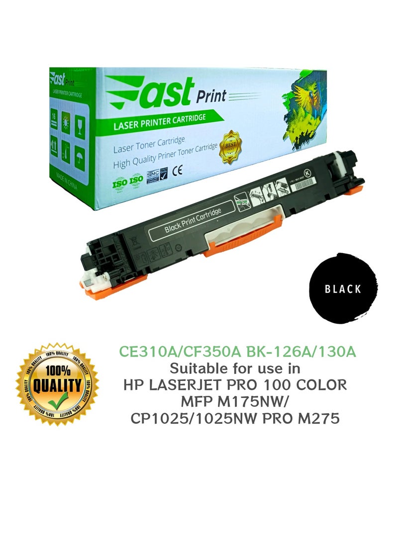 Fast Print Toner 126A/130A Black - CE310A/CF350A  - Image 1
