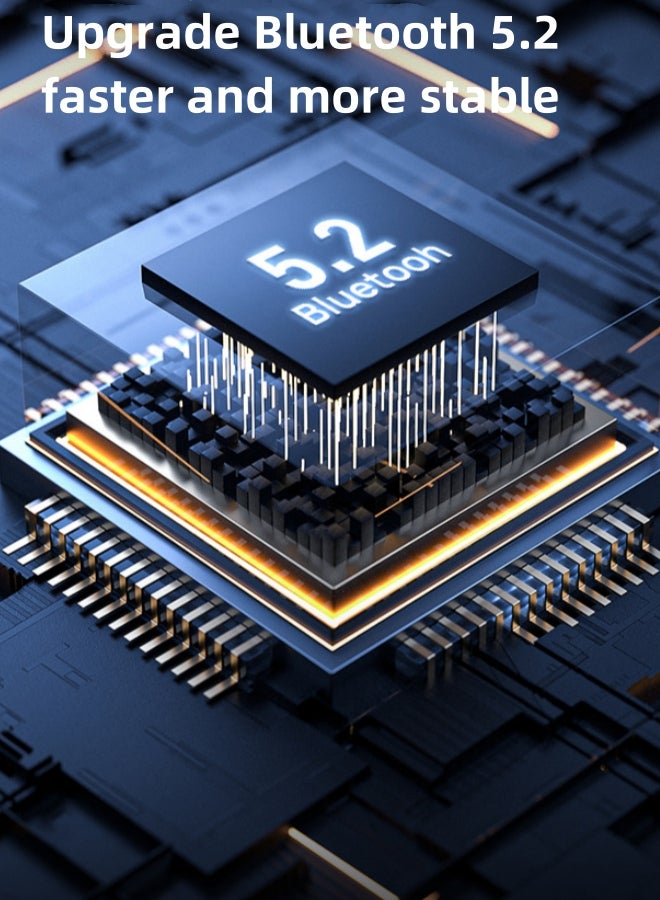 Bone Conduction Headphones, Open Ear Headphones Sports Wireless Earphones, Bluetooth Headphones with Built-in Mic,Up to 8 Hours Playtime,Running Headphone for Running Cycling Workouts - Image 3