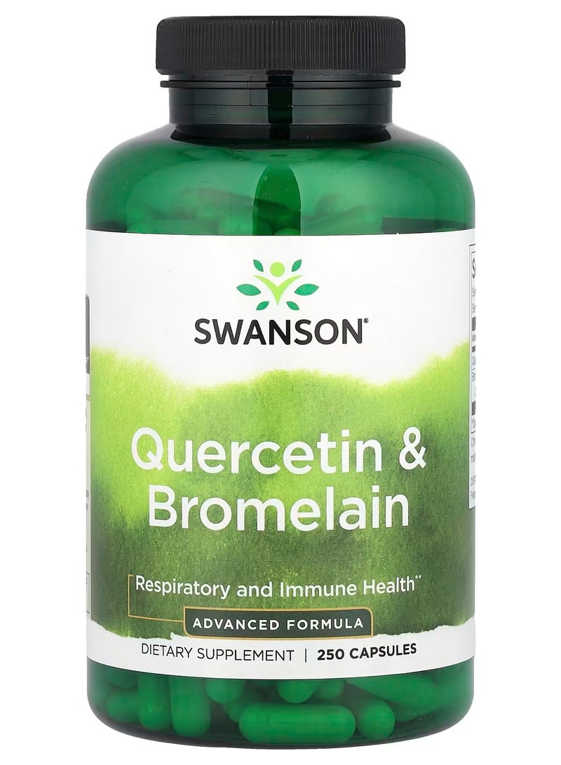 Swanson, Quercetin & Bromelain, 250 Capsules