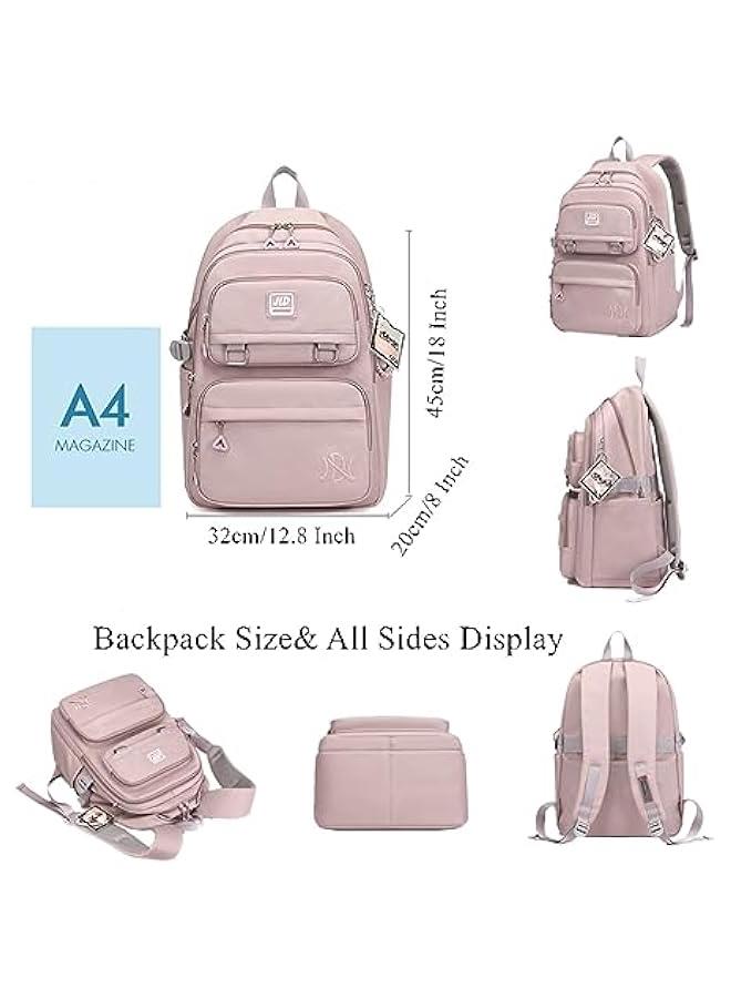 Solid Color Kids Girls Backpack Elementary Students Book Bag School Bag for Boys - Image 2