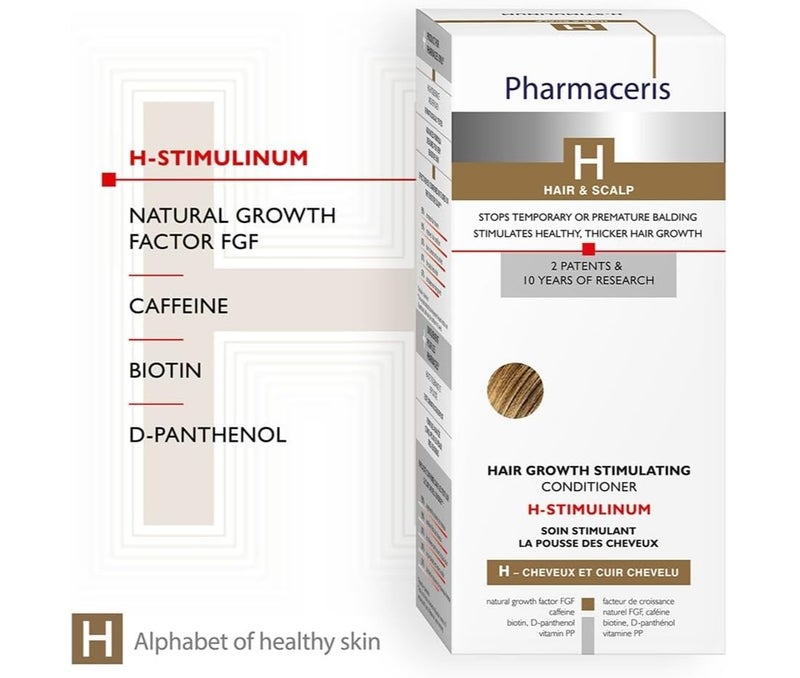 Pharmaceris H Stimulinum Scalp & Hair Growth Stimulating Conditioner, 150 Ml – With Biotin, D-Panthenol & Niacinamide For Reducing Breakage And Hair Fall & Thinning Scalp