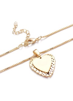 Hediyesahibi Gift Owner Name Special Zircon Stone Heart Necklace  - Image 3