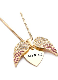 Hediyesahibi Gift Owner Name Special Zircon Stone Heart Necklace  - Image 1