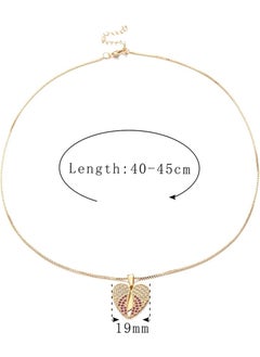 Hediyesahibi Gift Owner Name Special Zircon Stone Heart Necklace  - Image 5