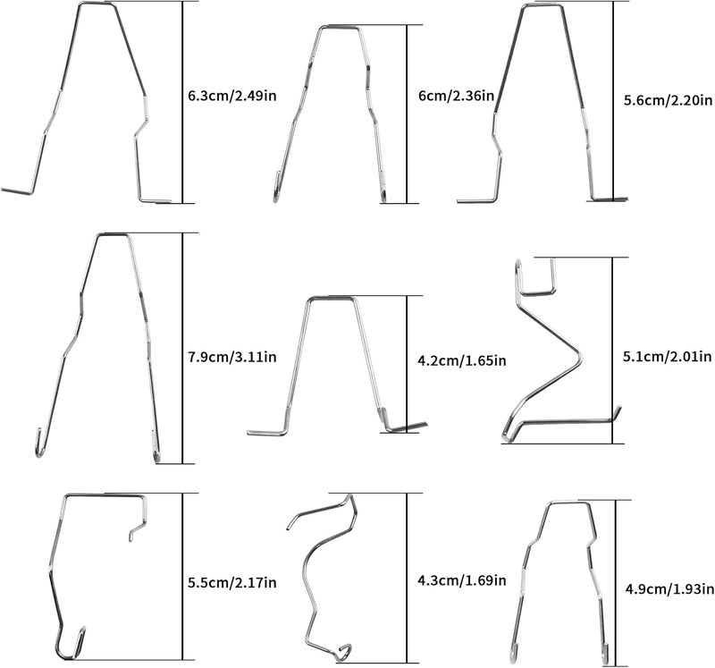 CLIO 9PCs Universal Bulb Retaining Spring Clips - Image 2