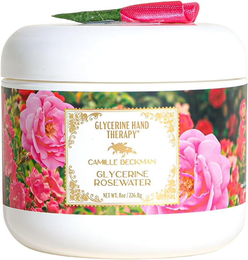 Camille Beckman Glycerine Hand Therapy Cream with Rosewater - 240ml - Image 1