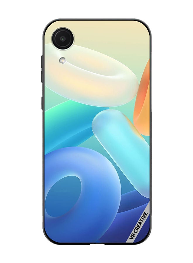 VR CREATIVE Protective Case Cover For Samsung Galaxy A03 Core Rings Design Multicolour - Image 1