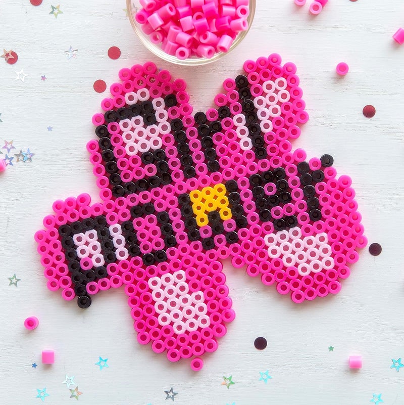 Perler Beads Fuse Beads for Crafts, 1000pcs, Pink, Small - Image 3