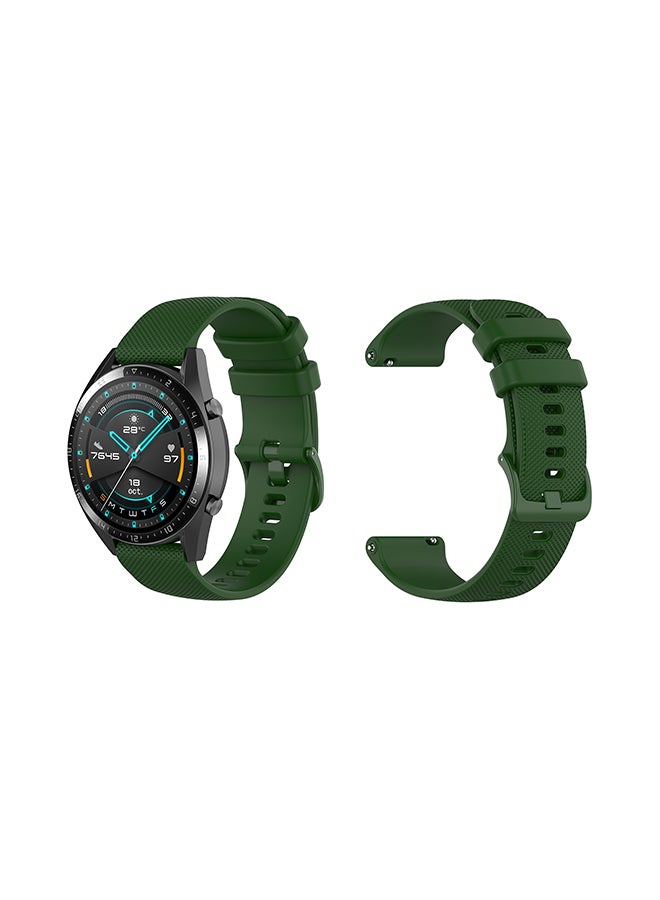 Stylish Replacement Band For Huawei Watch GT 2 46mm Green - Image 1