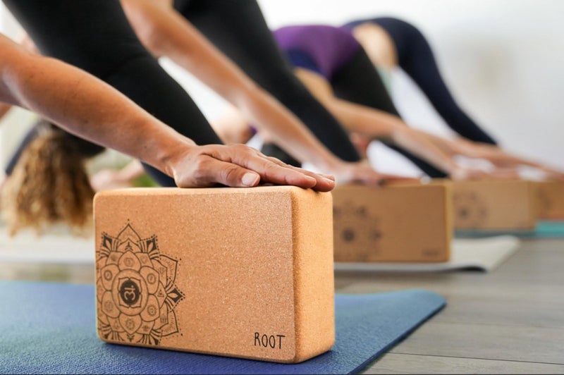 Root Ultimate Eco-Friendly Yoga Blocks | Pack of 2 | Cork Blocks - Non-Slip, Lightweight, and Moisture-Proof | Better Support, Balance & Comfort - Image 4