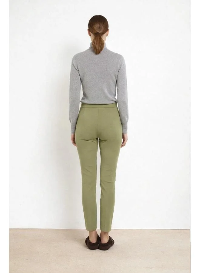 Mısırlı 1951 Green Rib Stitch Women's Pants