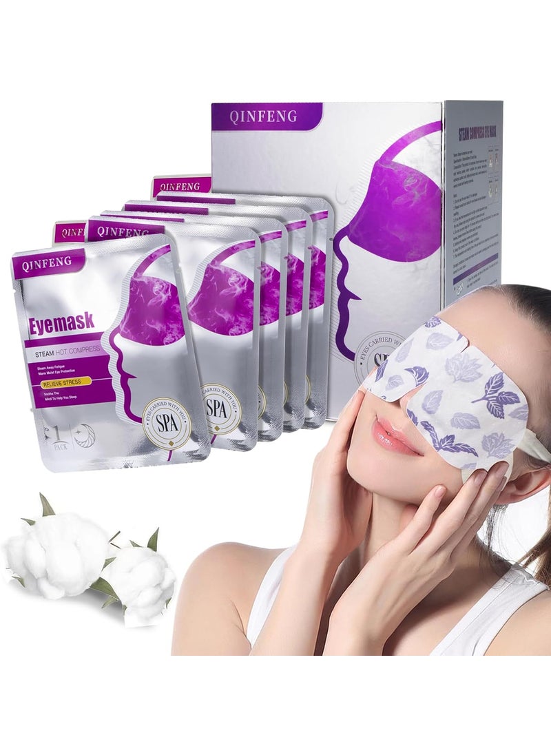 QinFeng - 18 Packs Steam Eye Mask for Dry Eyes Eye Self Heating Masks Cornea Care Rest Disposable SPA Warm Eye Compress Sleep Mask Travel Essentials for GiftUnscented - Image 1