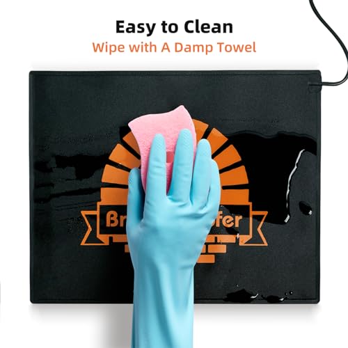 Meudid Bread Proofer Bread Dough Starter - Adjustable Temperature 59°F - 140° F Dough Proofer with Thermostat Control Bread Warming Mat - Image 5