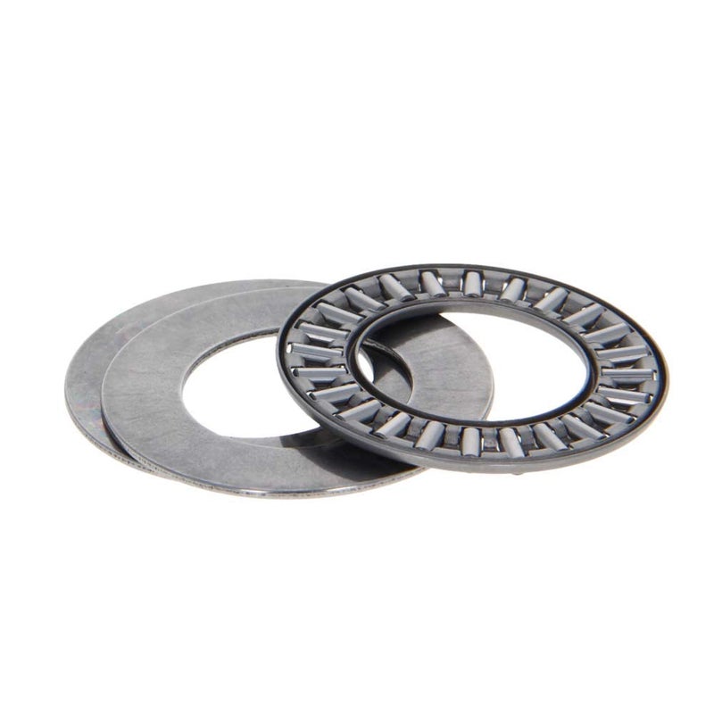 Othmro 2 Sets AXK2035 Needle Roller Bearings Thrust Bearing w 4 Washers 20mm ID 35mm OD 4mm Thk GCr15 Small Bearings for Lawn Mower Truck Power Steering - Image 1