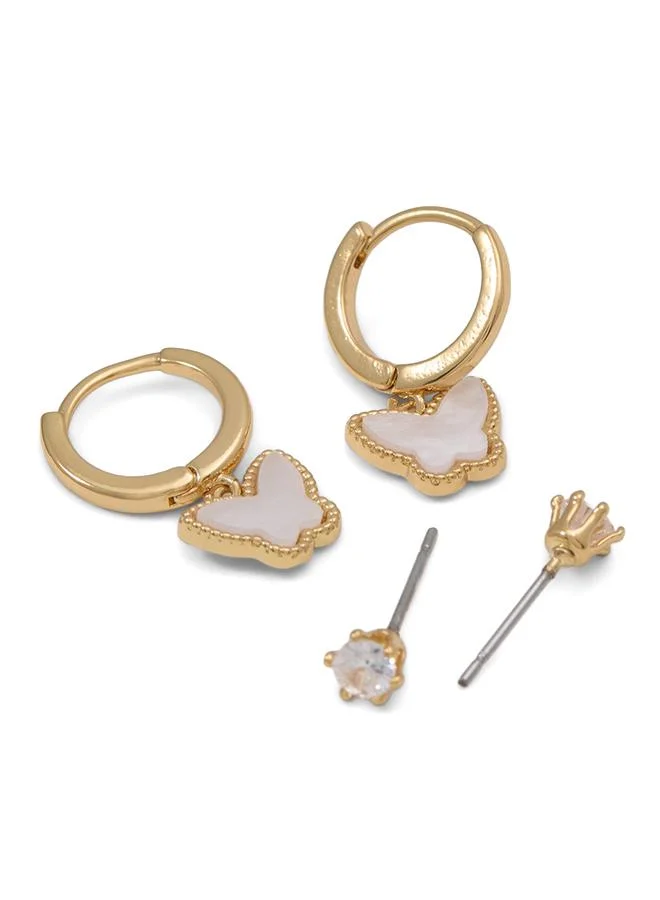 Meea Ladies White Earrings