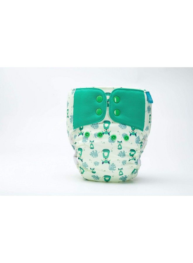 Bumberry Baby Cloth Diaper Waterproof Reusable Adjustable Pocket Diaper 2.0 With Leg Gusset Wet Free Lining & 2 Extra Long Cotton Inserts(6 36 Months Fuzzy Fox) - Image 3