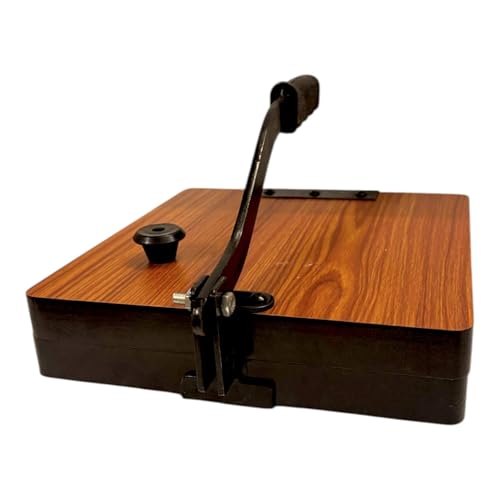 Achleshwar Wooden Manual Heavy Square Wooden Board Papad-Puri-khakhra Press Maker Plywood Machine with Iron Handle Roti Maker Press Machine with Handle for Kitchen Home (11Inch) - Image 5