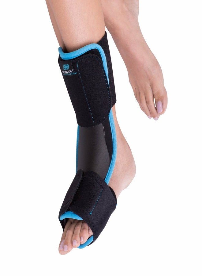 DonJoy Advantage Plantar Fasciitis Night Splint for Achilles Tendonitis - Padded Dorsal Shell for Rigid Hold for Wellness and Fitness Users, Small/Medium, Right or Left - Image 1