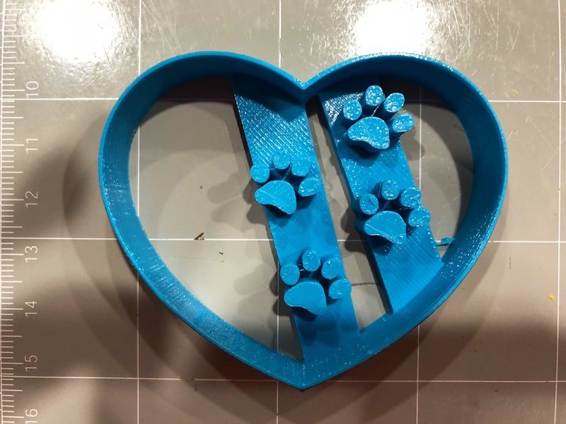 Arbi Design Heart with Dog Paws Cookie Cutter - Image 4