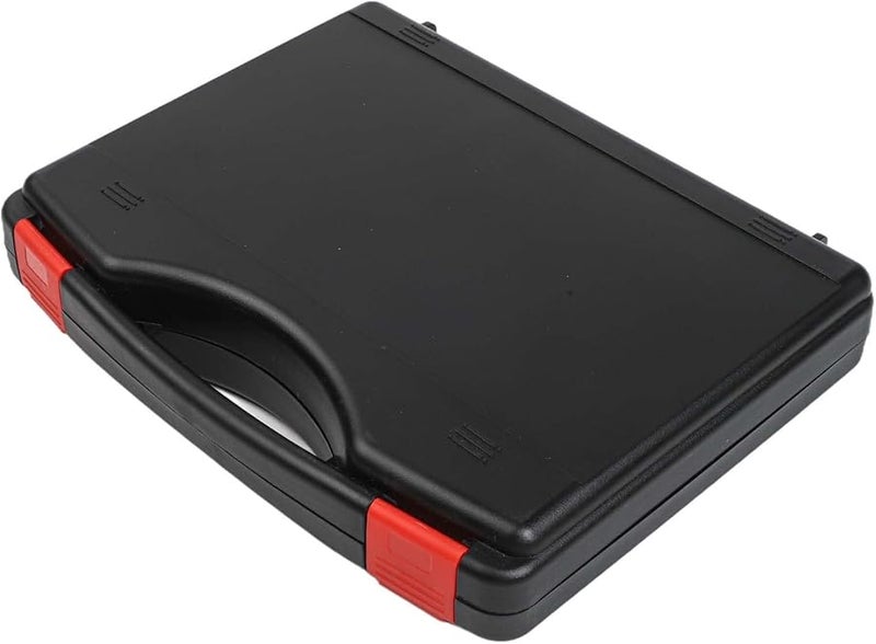 44 قطعة مجموعة أدوات قياس حجم البراغي والصواميل من الألومنيوم الأسود والفضي مع علبة - Image 3