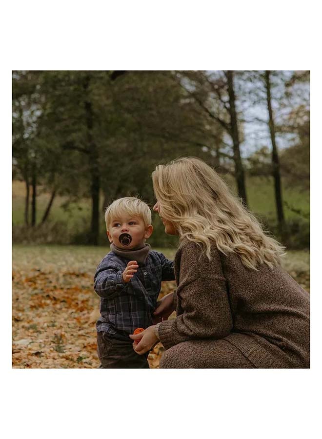 FRIGG Rope Silicone Baby Pacifier 6-18M 1-Pack Jet Black - Size 2 - Image 3