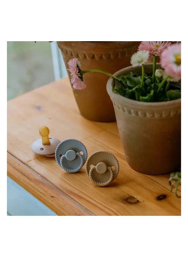 FRIGG Rope Silicone Baby Pacifier 6-18M 1-Pack Jet Black - Size 2 - Image 4