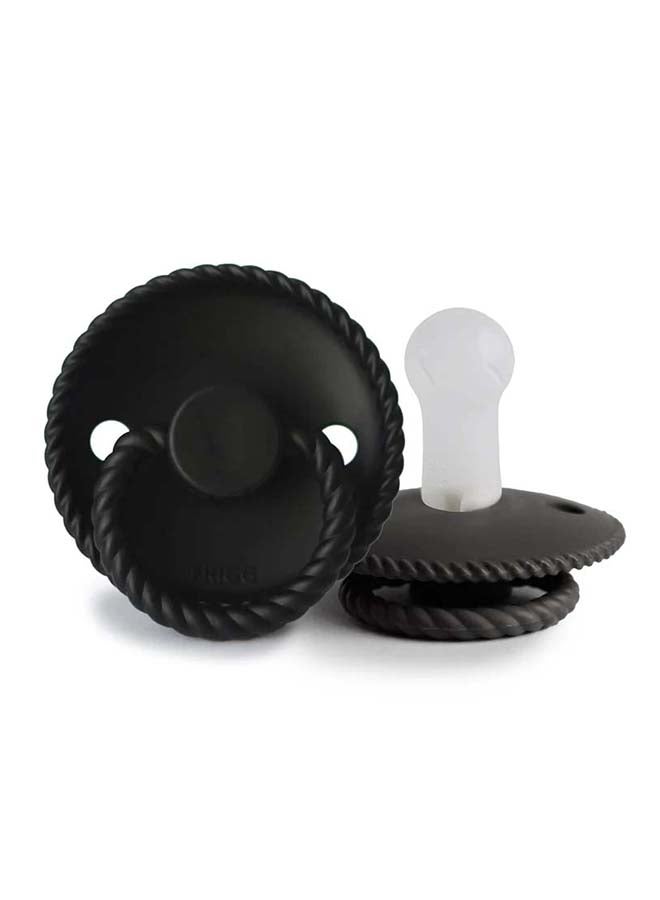 FRIGG لهاية FRIGG Rope سيليكون للأطفال 6-18 شهر 1-Pack أسود داكن - الحجم 2 - Image 2