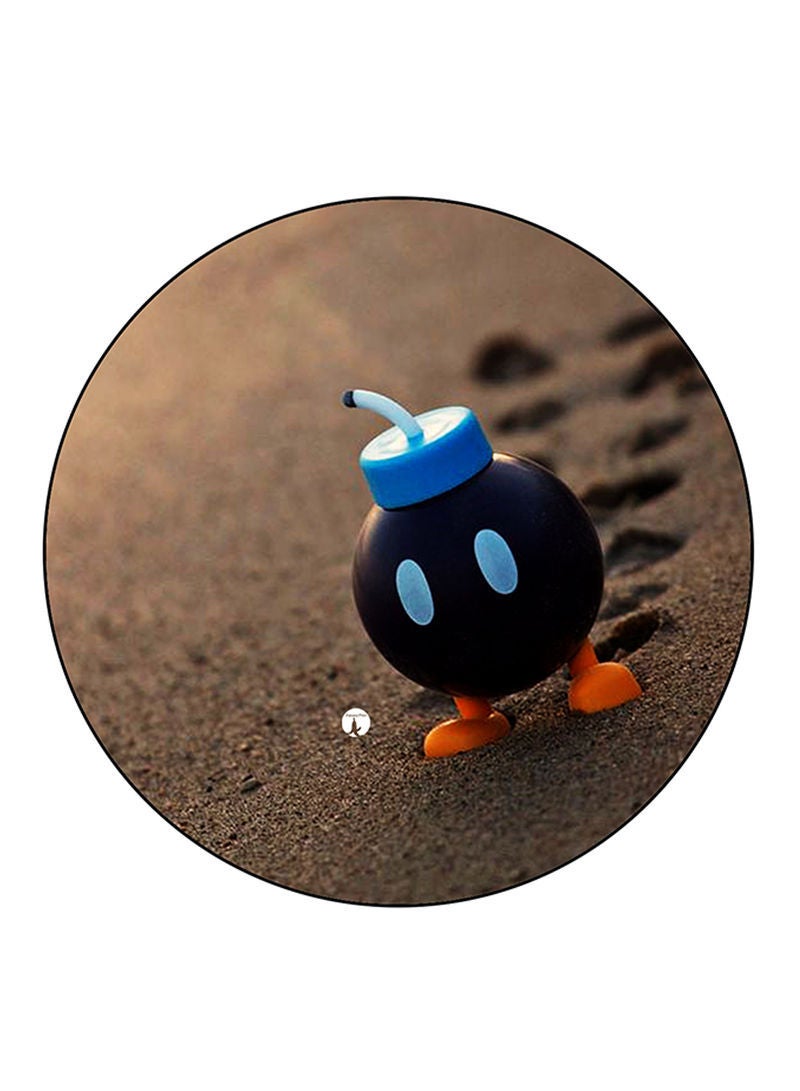 Bomb Printed Mouse Pad  Multicolour