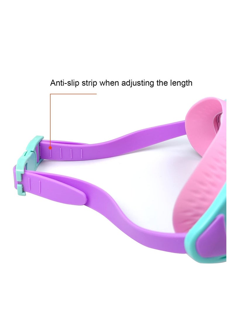 SYOSI Kids Swimming Goggles, Swimming Goggles Kids Boys Girls, Large Lens Anti Fog Watertight Comfortable Swim Goggles for Kids Children - Image 4