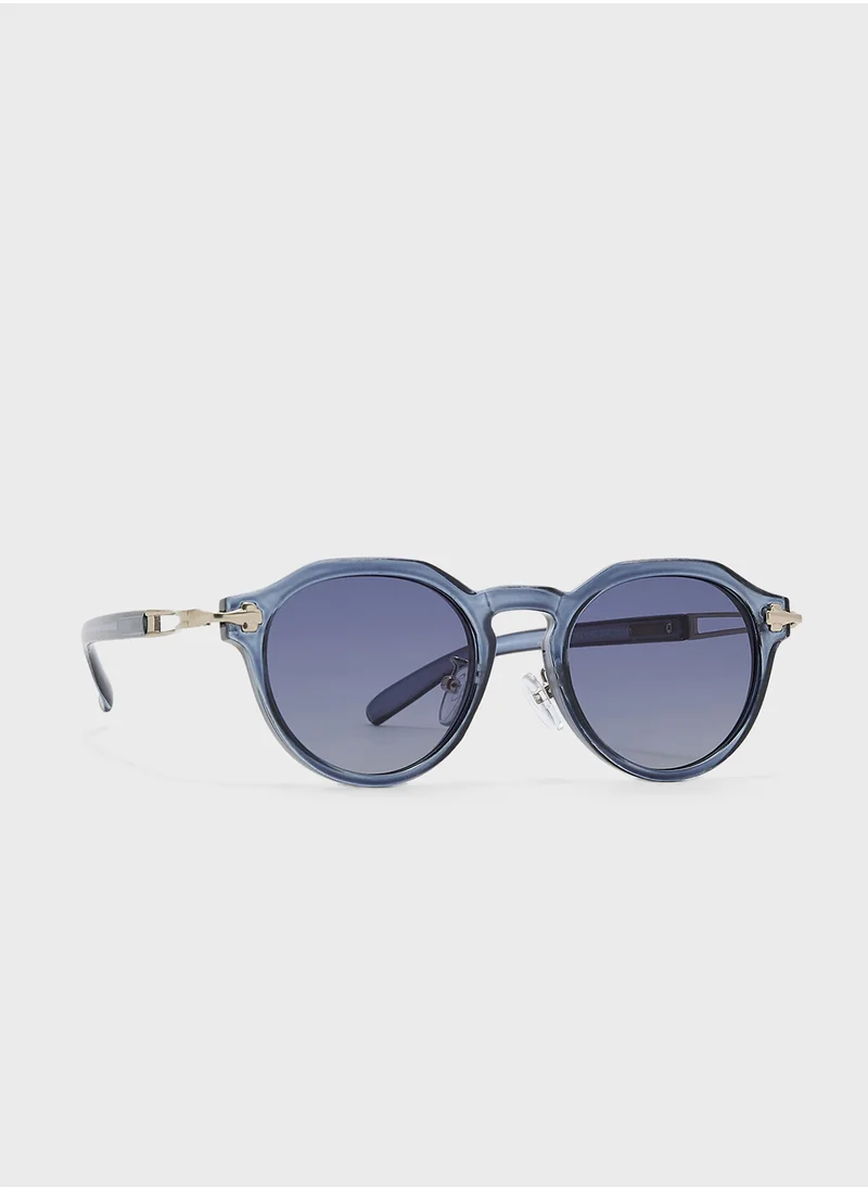 سفنتي فايف Casual Round Sunglasses