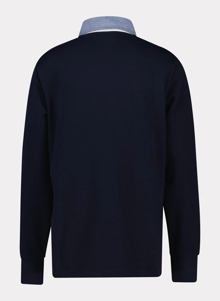 GANT Chambray Heavy Rugby Shirt