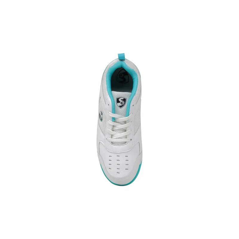 SG Fusion White/Teal Cricket Shoes, UK 7 / EU 40 - Image 3