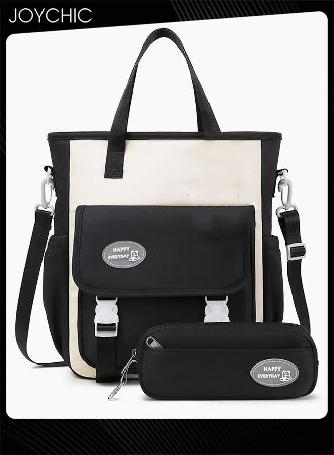 Joychic حقيبة ظهر كبيرة السعة مقاومة للماء متعددة الاستخدامات حقيبة العودة إلى المدرسة حقيبة كتف مجموعة حقيبة أقلام للفتيات طلاب المرحلة الابتدائية - Image 1