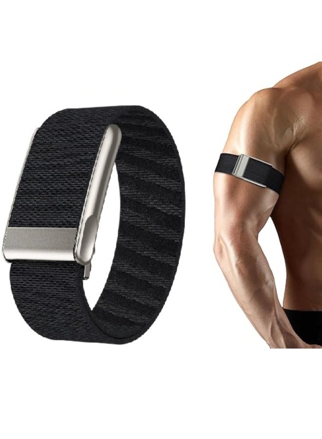 حزام العضلة ذات الرأسين متوافق مع Whoop 5.0 Life (MGECG) - حزام ذراع نايلون قابل للتعديل ومريح وقابل للتنفس لتتبع التمارين والنشاطات - Image 2