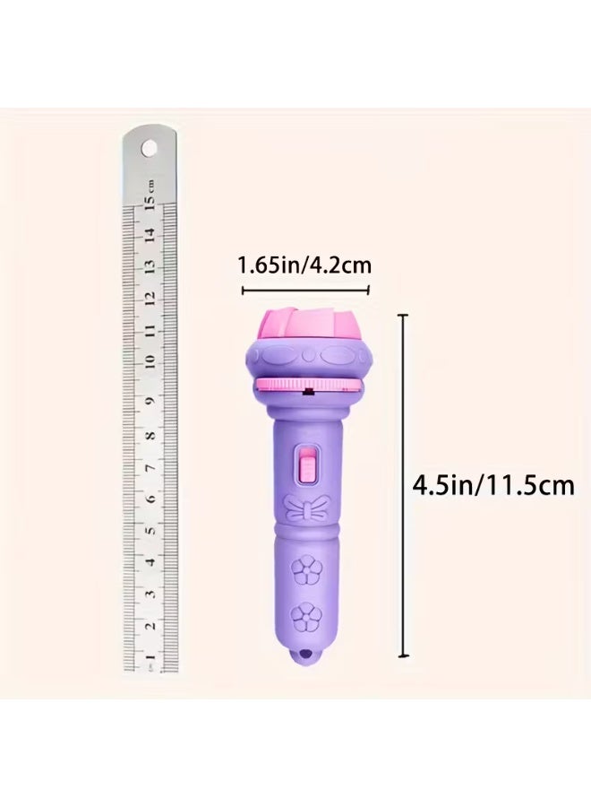 LANGMANNI 2pcs Projector Flashlights, 64 Patterns 8 Cards, Various Patterns As Vehicle, Dinosaur, Animal, Ocean, Outer Space, Bedtime Toys, Early Childhood Education, Puzzle Toys - Image 5