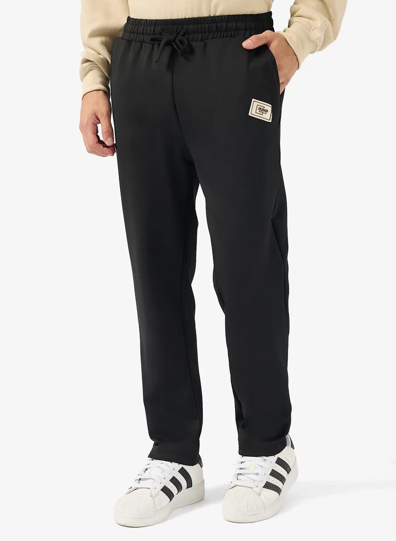 Seventy Five Basics Relaxed Fit Emblem Joggers