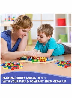 Generic Counting Chip Set for Family Game Night - Educational Box Chips for Crafts and Decor - 160 Pieces, Includes Digital Chips  - Image 2