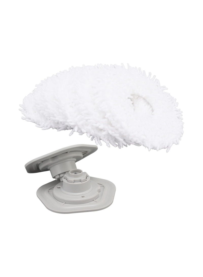 KASTWAVE Mop Cloths for Dreame Bot W10 Pro Vacuum Cleaner with Holder, Washable Replacement Filters Clean Mop Pads, 6 Mop Cloths and 2 Holder  - Image 1