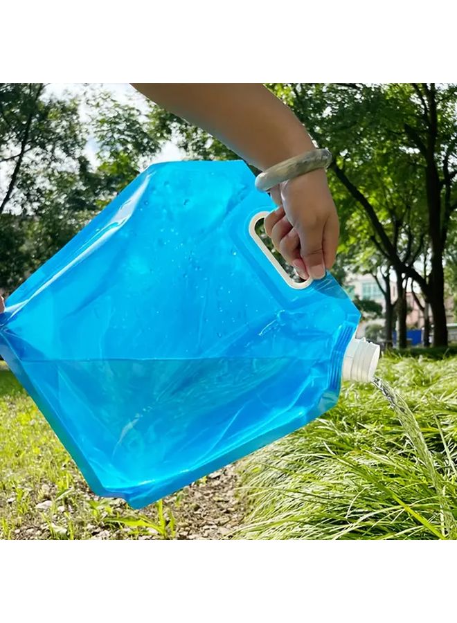 1pc Collapsible Water Storage Container Portable Water Jug For Camping Travel Emergency - Image 5
