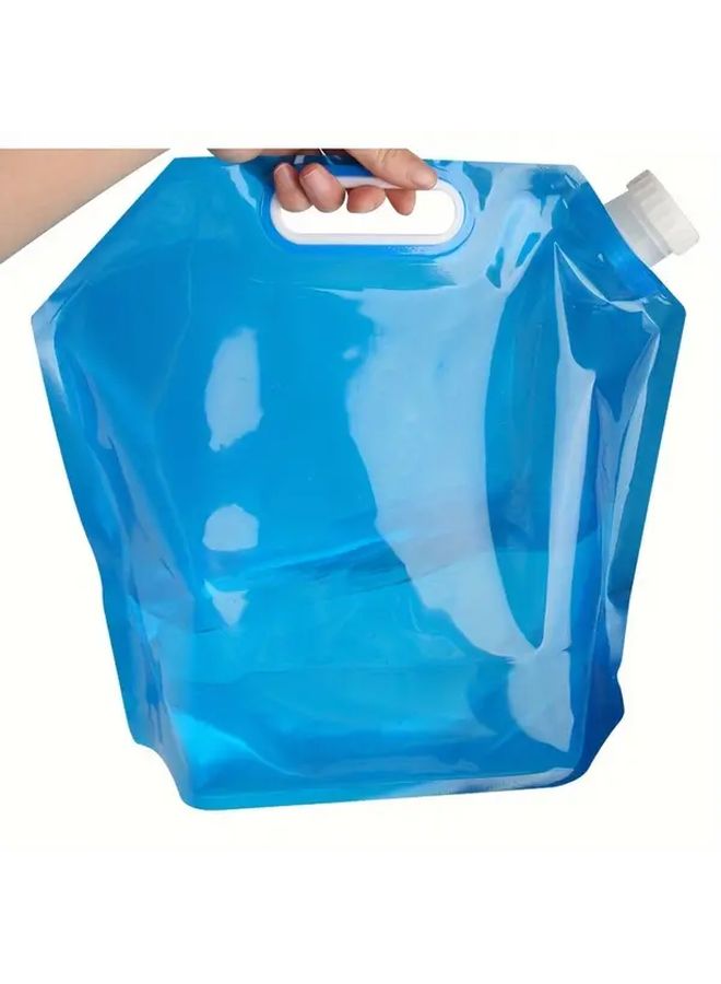 1pc Collapsible Water Storage Container Portable Water Jug For Camping Travel Emergency - Image 1