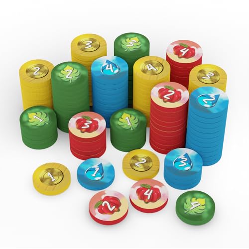 BAD COMET Life of The Amazonia Board Game Strategic JungleBuilding Game for 14 Players Ages 14 60150 Min Play Restore The Jungle Place Animals Plants Upgraded Resource Tokens - Image 5
