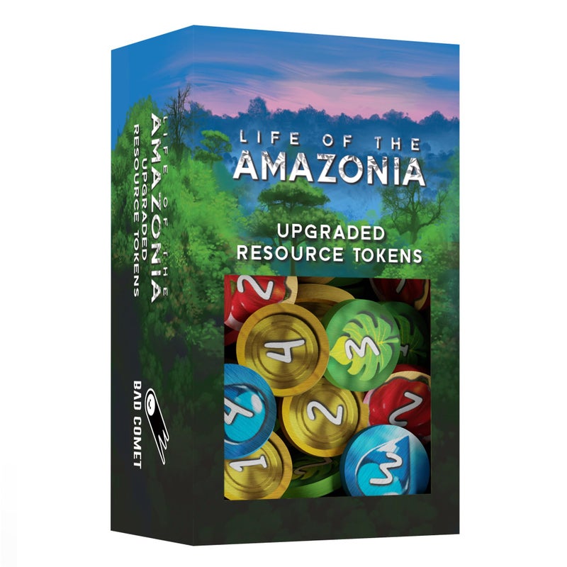 BAD COMET Life of The Amazonia Board Game Strategic JungleBuilding Game for 14 Players Ages 14 60150 Min Play Restore The Jungle Place Animals Plants Upgraded Resource Tokens - Image 3