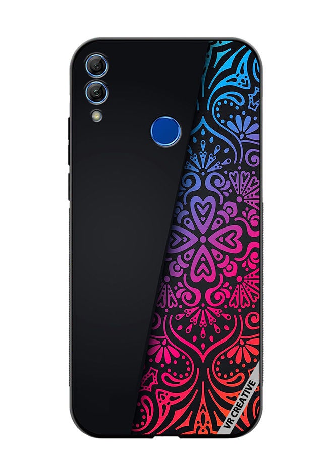 Protective Case Cover For Honor 10 Lite Mandala Design Multicolour