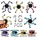 JYXT 16 Pack Fidget Spinners Deformable Stress Relief Sensory Toy Robot Spinner DIY Mechanical Spiral Twister Creative Chain Gyro Toy for Goodie Bag Stuffers Party Favors Gift Prizes Novely Anxiety Toys - Image 2