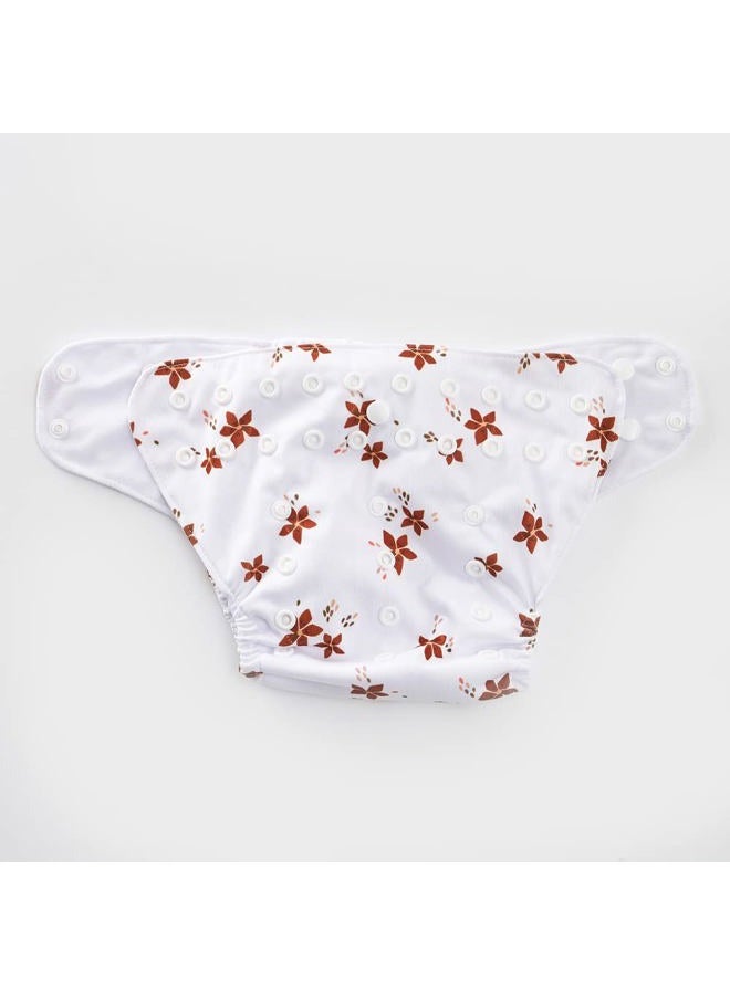 Happy Flute HappyFlute 9 Sets Newborn Baby Cloth Pocket Diapers One Size Adjustable Reusable Washable for Baby Boys and Girls(6-33 pounds,0-3 Years),One Wet Bag+4Diapers and 4Inserts - Image 5