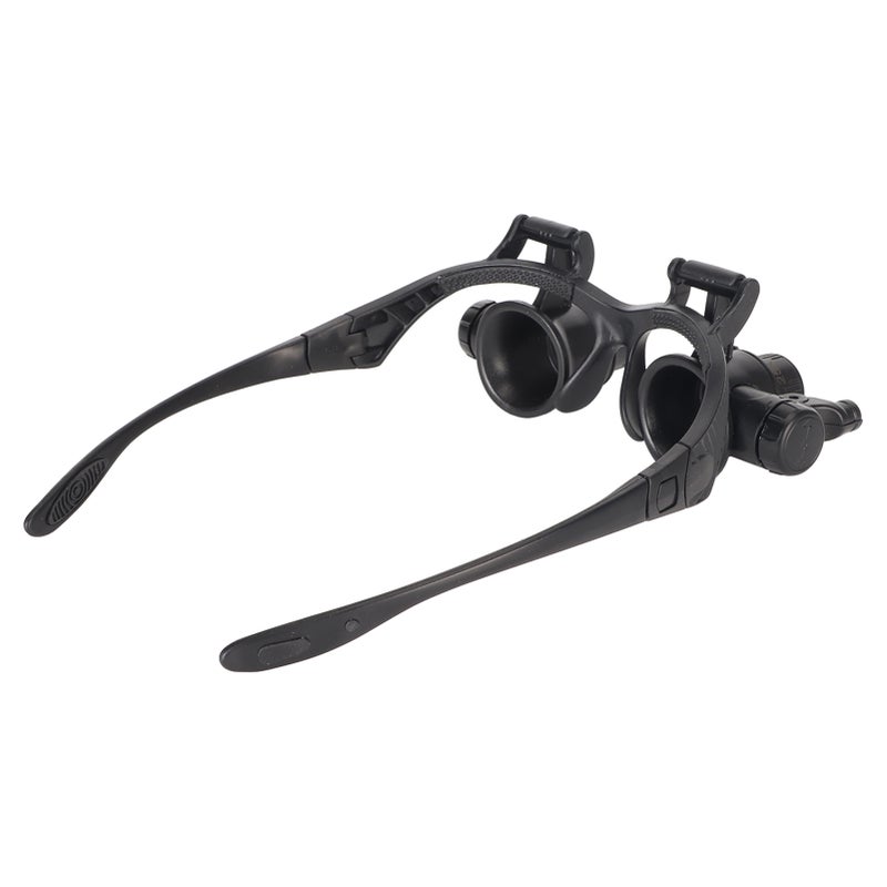 Watch Repair Magnifier with LED Light Hands Free Magnifying Glass Headband Visor for Close Work Jewelry Craft Reading - Image 5