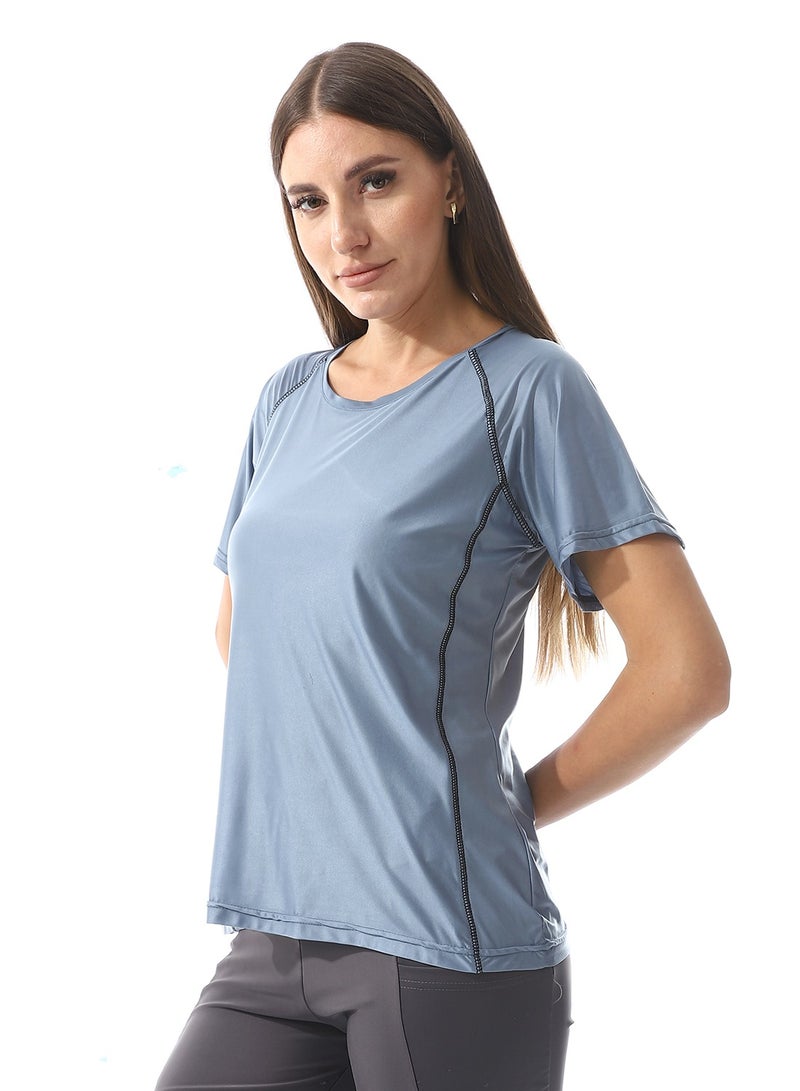 Caesar Women Sport T-Shirt With Short Sleeves  - Image 2