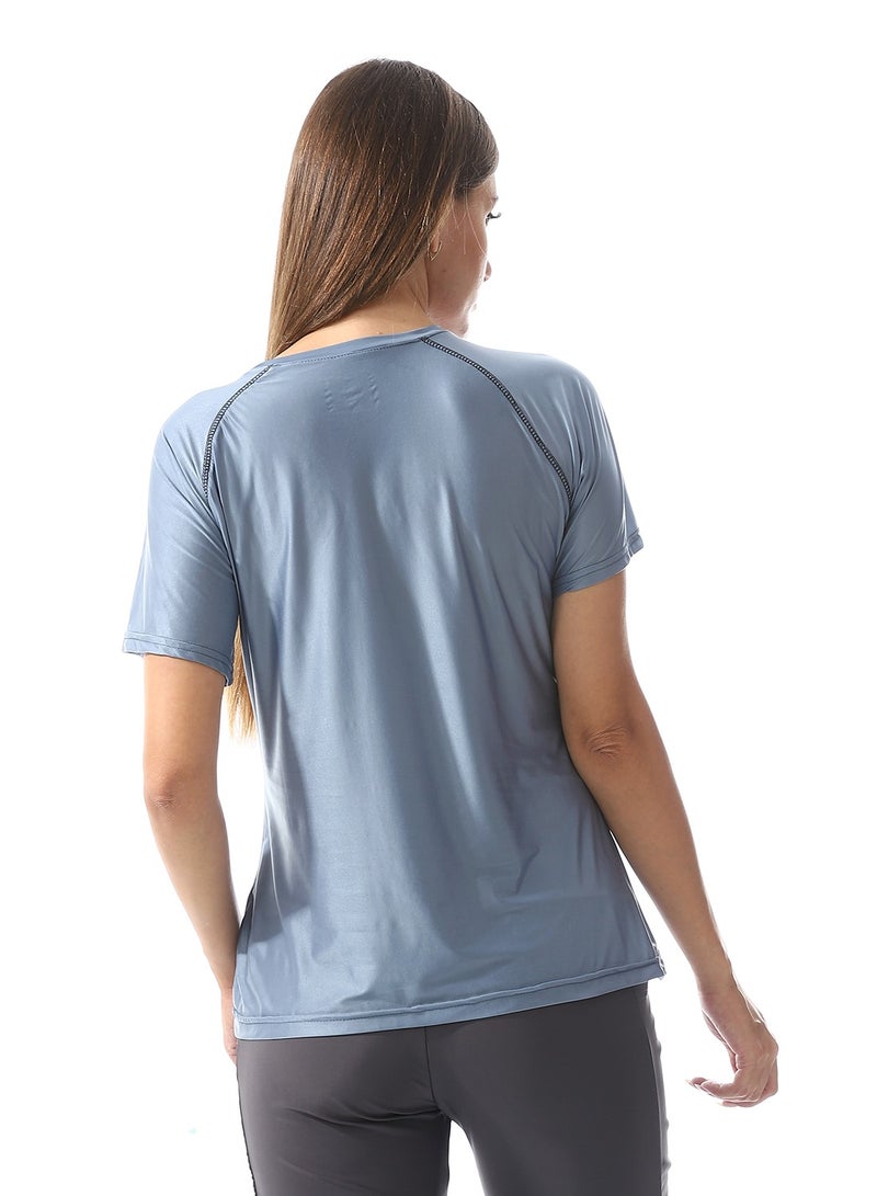 Caesar Women Sport T-Shirt With Short Sleeves  - Image 4