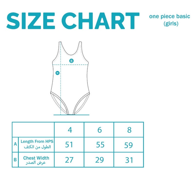 Onda Quick-Dry Stretch Lycra Swimsuit for Girls - Image 2