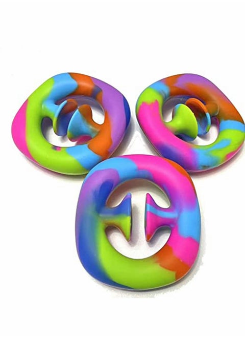 Fidget Toy 3pc Snapper fidget toys, push pop it silicone toy, Stress relief gift, Snap, Sensory, Party Popper Noise Maker Relief